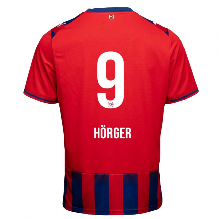 Danxen Hombre Camiseta Verena Hörger #9 Azul Real Blanco Rojo 1ª Equipación 2026/27 La Camisa México
