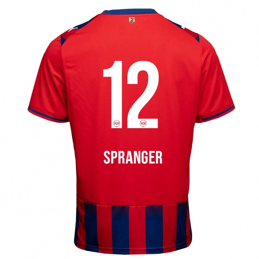 Danxen Hombre Camiseta Luke Spranger #12 Azul Real Blanco Rojo 1ª Equipación 2026/27 La Camisa México