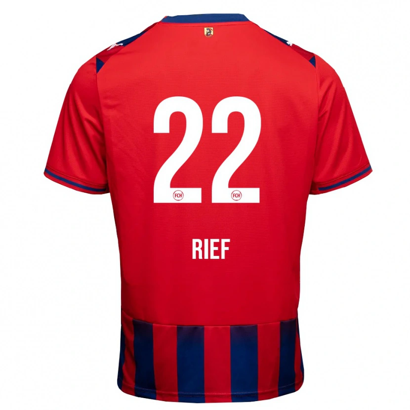 Danxen Hombre Camiseta Eugen Rief #22 Azul Real Blanco Rojo 1ª Equipación 2026/27 La Camisa México
