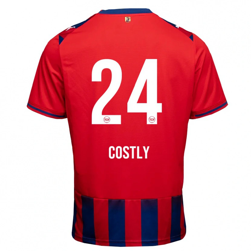 Danxen Hombre Camiseta Marcel Costly #24 Azul Real Blanco Rojo 1ª Equipación 2026/27 La Camisa México