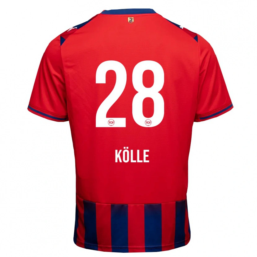 Danxen Hombre Camiseta Adam Kölle #28 Azul Real Blanco Rojo 1ª Equipación 2026/27 La Camisa México
