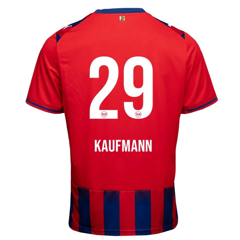 Danxen Hombre Camiseta Mikkel Kaufmann #29 Azul Real Blanco Rojo 1ª Equipación 2026/27 La Camisa México
