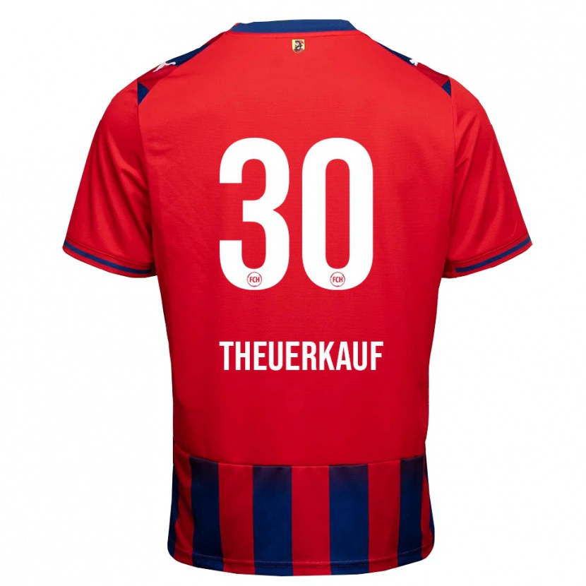 Danxen Hombre Camiseta Norman Theuerkauf #30 Azul Real Blanco Rojo 1ª Equipación 2026/27 La Camisa México