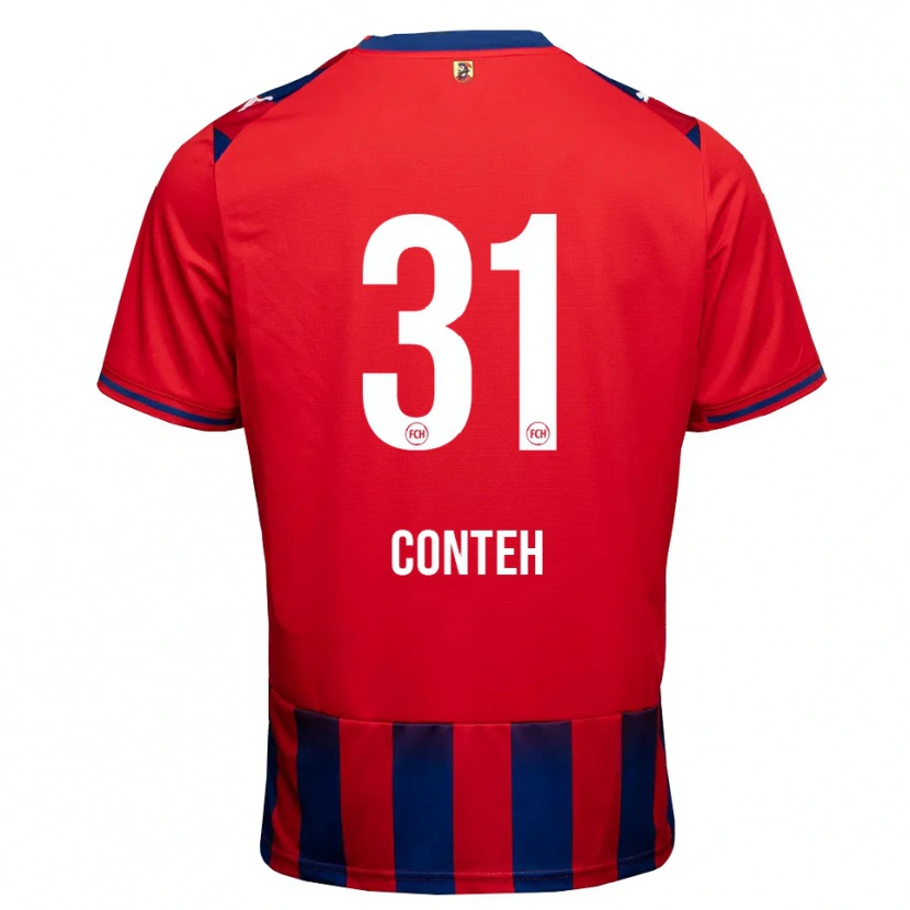 Danxen Hombre Camiseta Sirlord Conteh #31 Azul Real Blanco Rojo 1ª Equipación 2026/27 La Camisa México