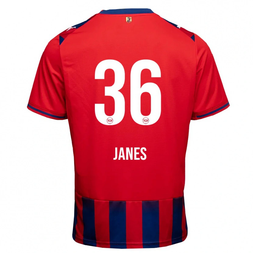 Danxen Hombre Camiseta Luka Janes #36 Azul Real Blanco Rojo 1ª Equipación 2026/27 La Camisa México