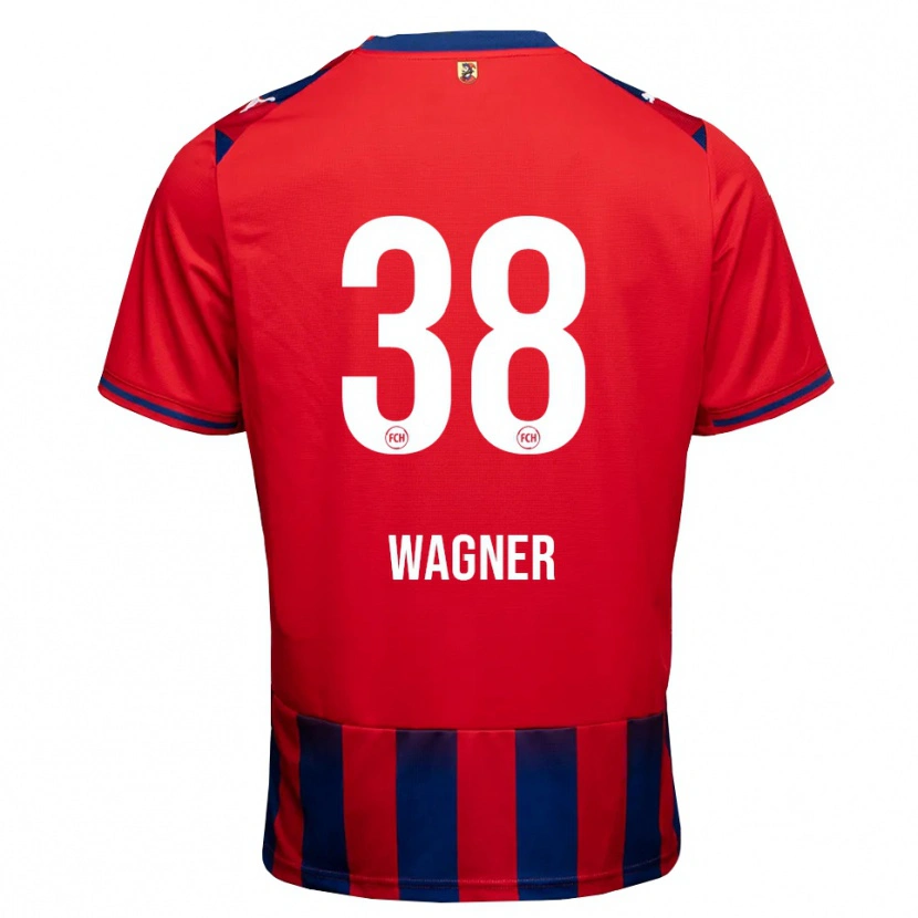 Danxen Hombre Camiseta Yannik Wagner #38 Azul Real Blanco Rojo 1ª Equipación 2026/27 La Camisa México