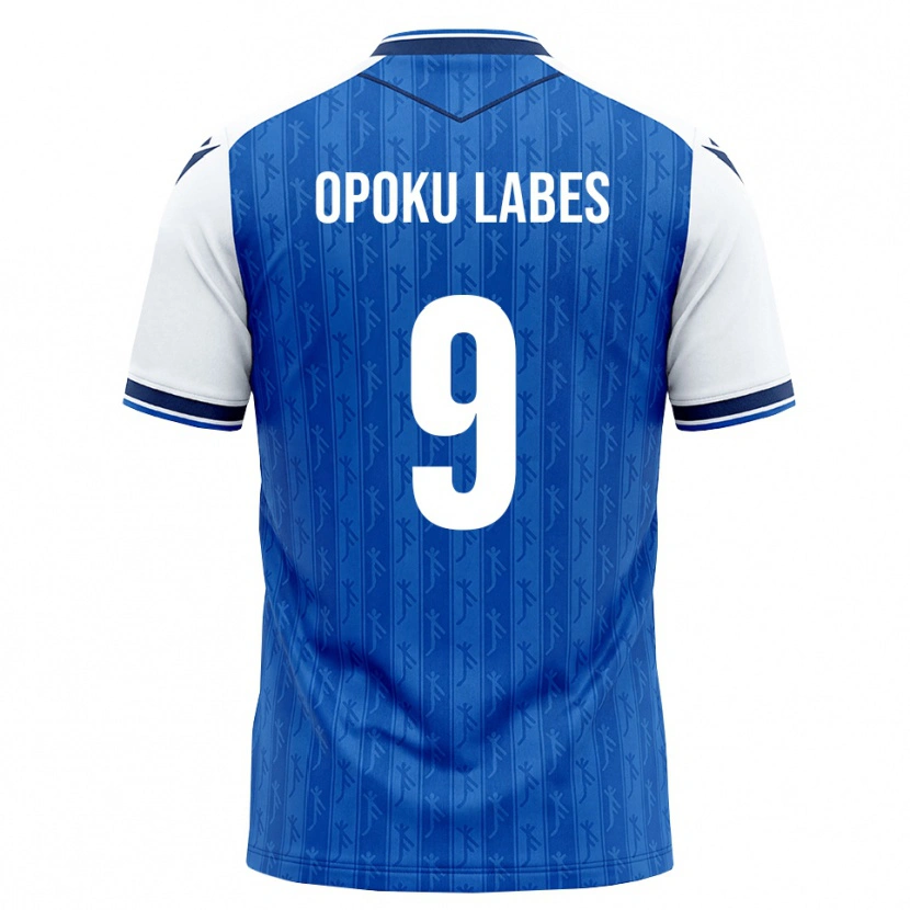 Danxen Hombre Camiseta Ben Opoku Labes #9 Azul Real Blanco 1ª Equipación 2026/27 La Camisa México