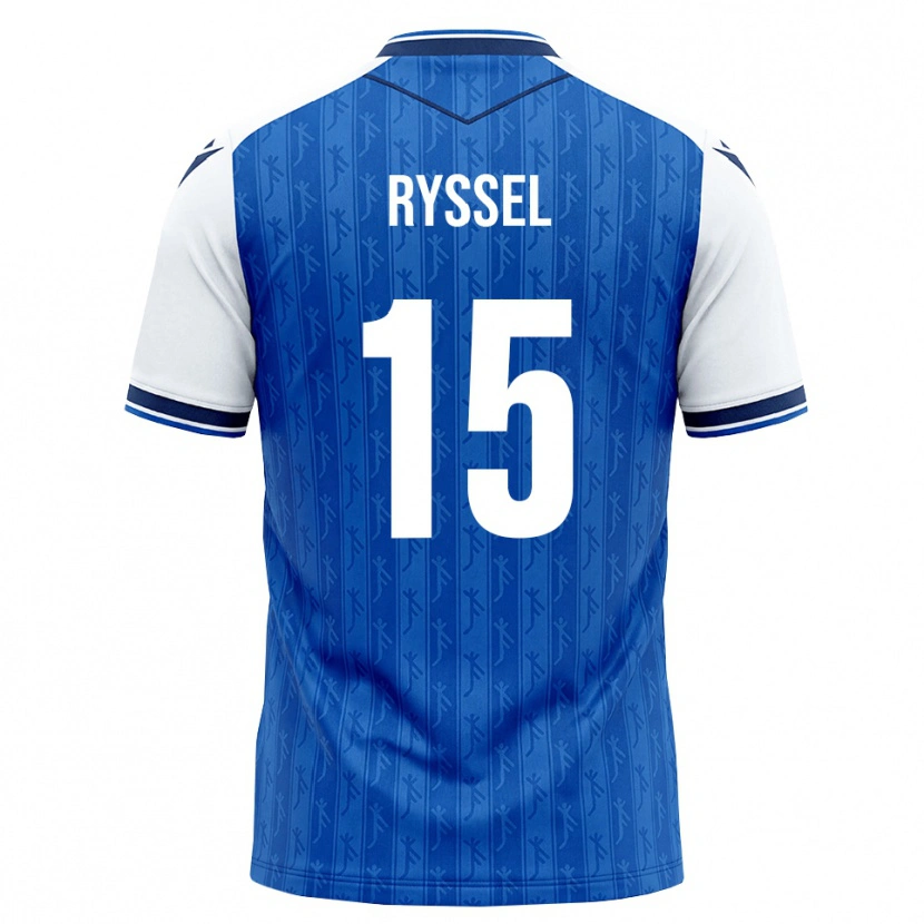 Danxen Hombre Camiseta Noah Ryssel #15 Azul Real Blanco 1ª Equipación 2026/27 La Camisa México