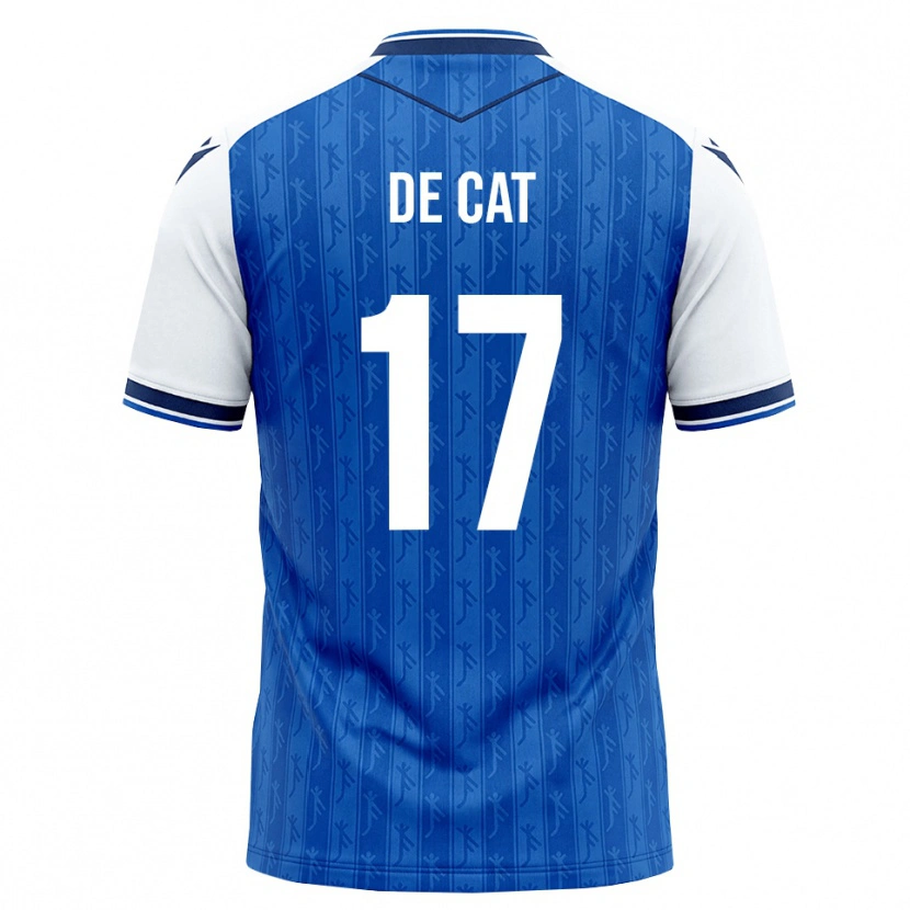 Danxen Hombre Camiseta Nathan De Cat #17 Azul Real Blanco 1ª Equipación 2026/27 La Camisa México