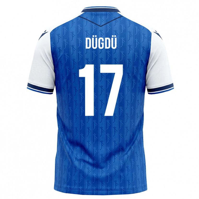 Danxen Hombre Camiseta Tamay Dügdü #17 Azul Real Blanco 1ª Equipación 2026/27 La Camisa México
