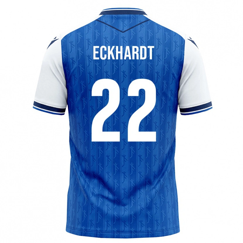 Danxen Hombre Camiseta Aaron Eckhardt #22 Azul Real Blanco 1ª Equipación 2026/27 La Camisa México
