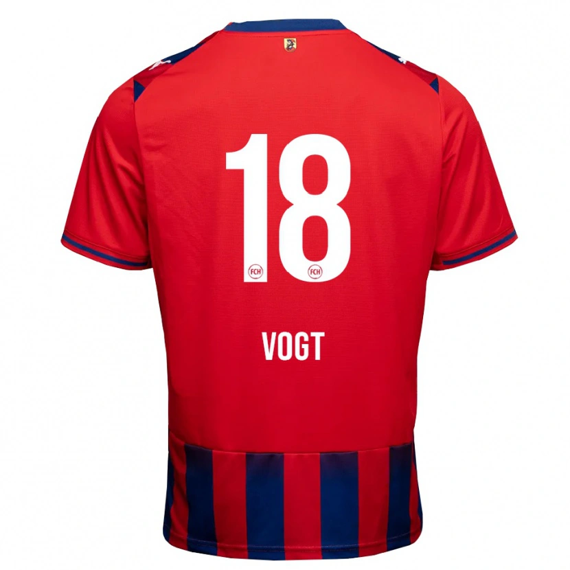 Danxen Hombre Camiseta Alessandro Vogt #18 Azul Real Blanco Rojo 1ª Equipación 2026/27 La Camisa México