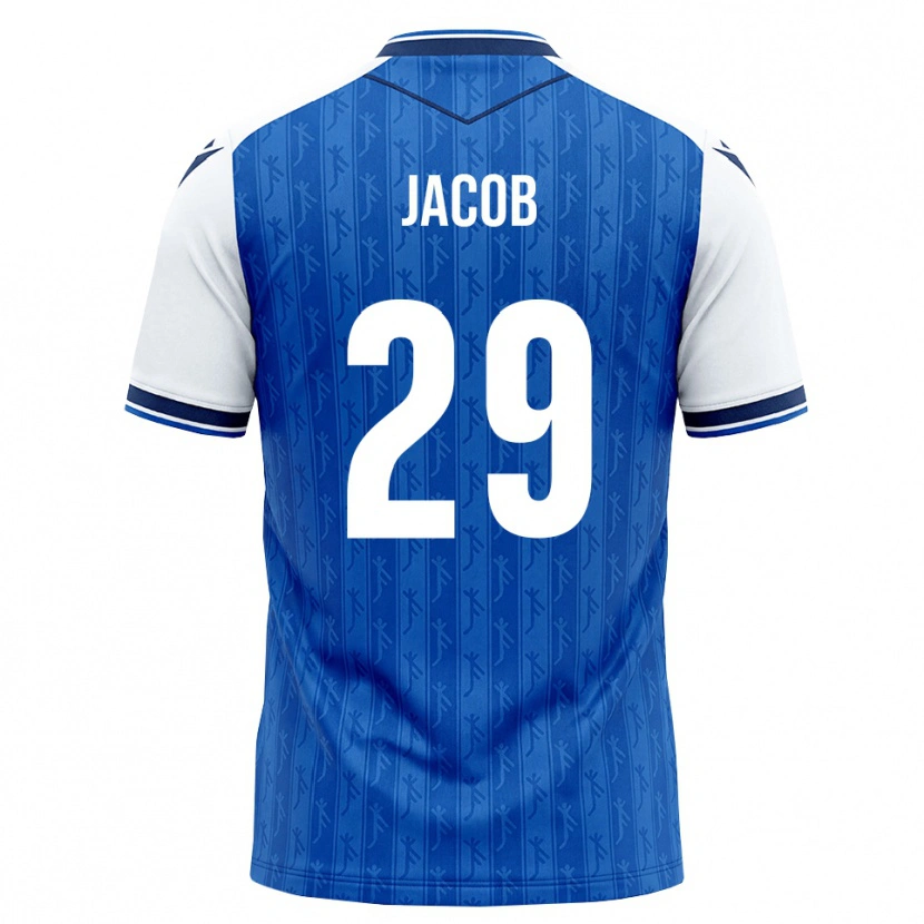 Danxen Hombre Camiseta Tyler Jacob #29 Azul Real Blanco 1ª Equipación 2026/27 La Camisa México