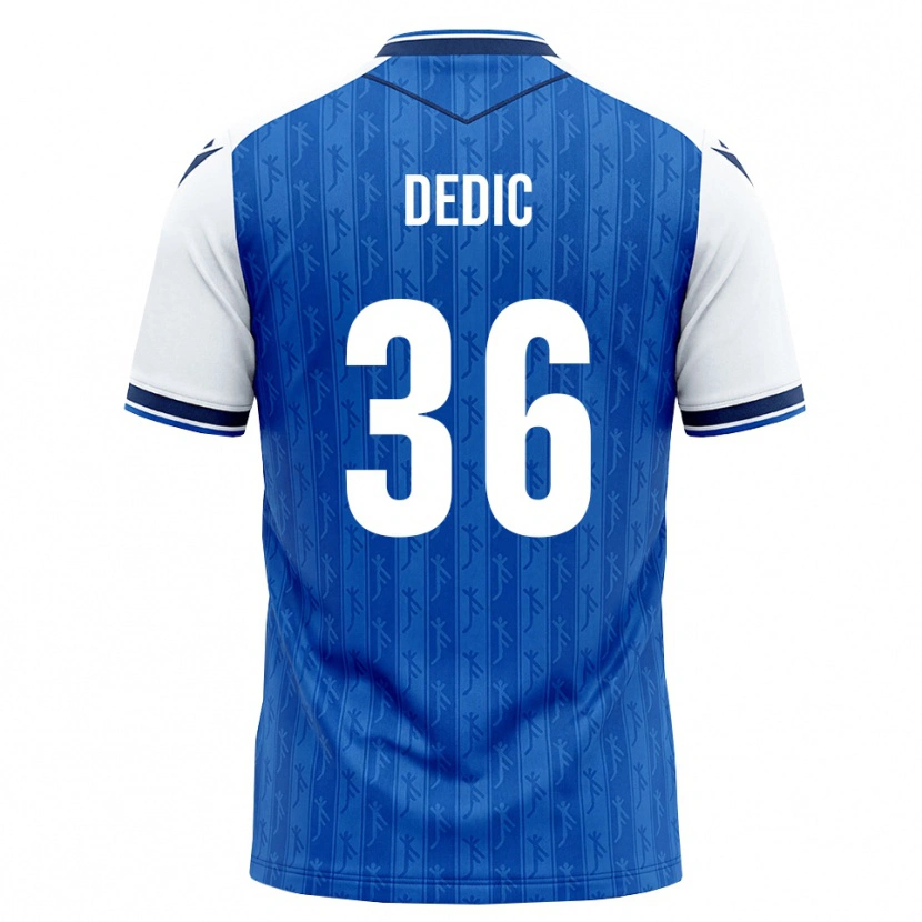 Danxen Hombre Camiseta Jakov Dedic #36 Azul Real Blanco 1ª Equipación 2026/27 La Camisa México