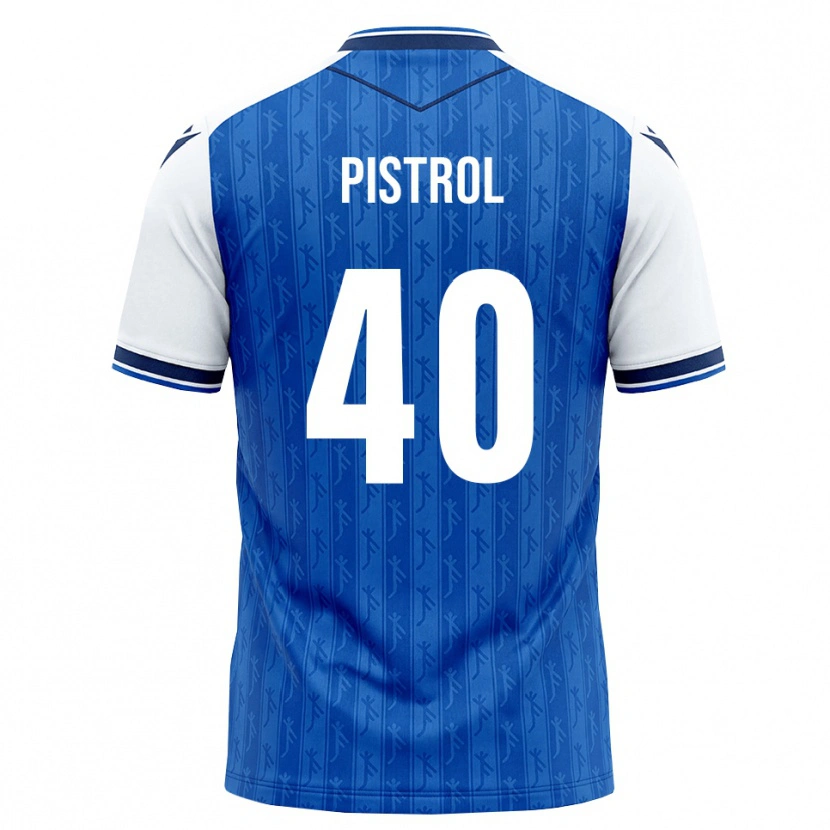 Danxen Hombre Camiseta Santino Pistrol #40 Azul Real Blanco 1ª Equipación 2026/27 La Camisa México