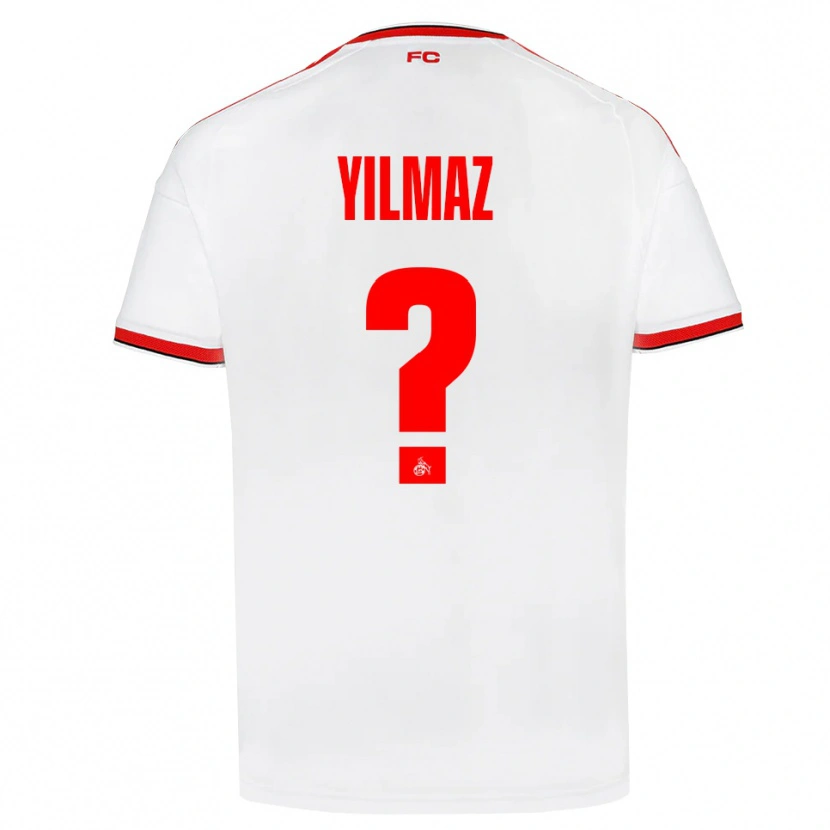 Danxen Hombre Camiseta Abdul-Malik Yilmaz #0 Blanco Rojo Negro 1ª Equipación 2026/27 La Camisa México