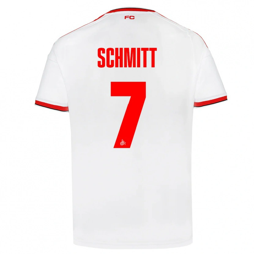 Danxen Hombre Camiseta Oliver Schmitt #7 Blanco Rojo Negro 1ª Equipación 2026/27 La Camisa México