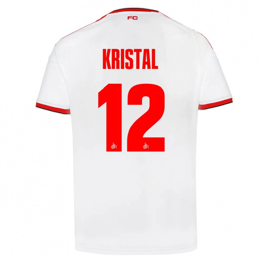 Danxen Hombre Camiseta Patrik Kristal #12 Blanco Rojo Negro 1ª Equipación 2026/27 La Camisa México