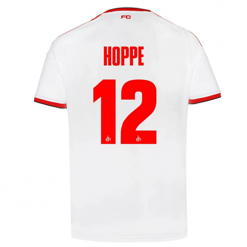 Danxen Hombre Camiseta Paula Hoppe #12 Blanco Rojo Negro 1ª Equipación 2026/27 La Camisa México