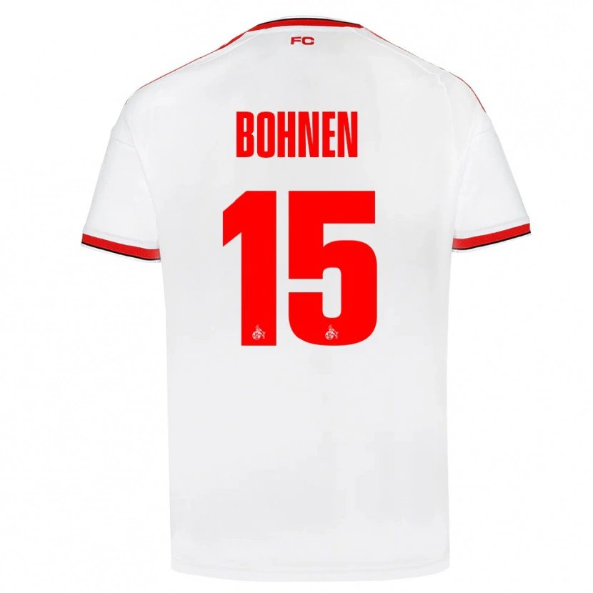 Danxen Hombre Camiseta Bohnen #15 Blanco Rojo Negro 1ª Equipación 2026/27 La Camisa México