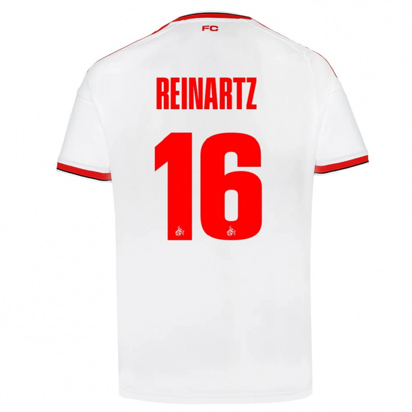 Danxen Hombre Camiseta Ben Reinartz #16 Blanco Rojo Negro 1ª Equipación 2026/27 La Camisa México