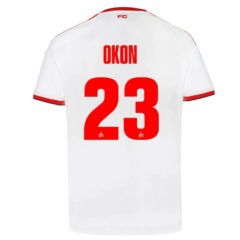 Danxen Hombre Camiseta Paul Okon-Engstler #23 Blanco Rojo Negro 1ª Equipación 2026/27 La Camisa México