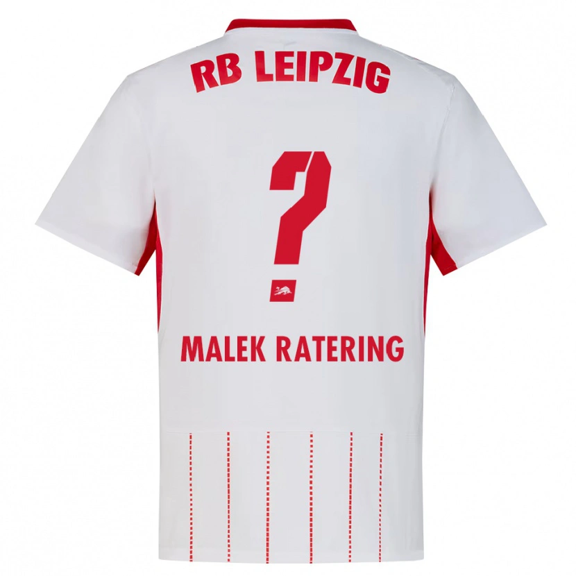 Danxen Hombre Camiseta Jaro-Malek Ratering #0 Rojo Blanco Amarillo 1ª Equipación 2026/27 La Camisa México