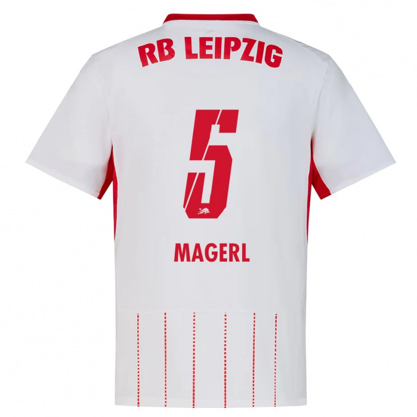 Danxen Hombre Camiseta Julia Magerl #5 Rojo Blanco Amarillo 1ª Equipación 2026/27 La Camisa México
