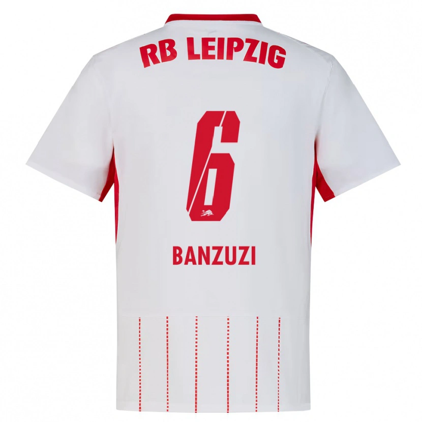 Danxen Hombre Camiseta Ezechiel Banzuzi #6 Rojo Blanco Amarillo 1ª Equipación 2026/27 La Camisa México
