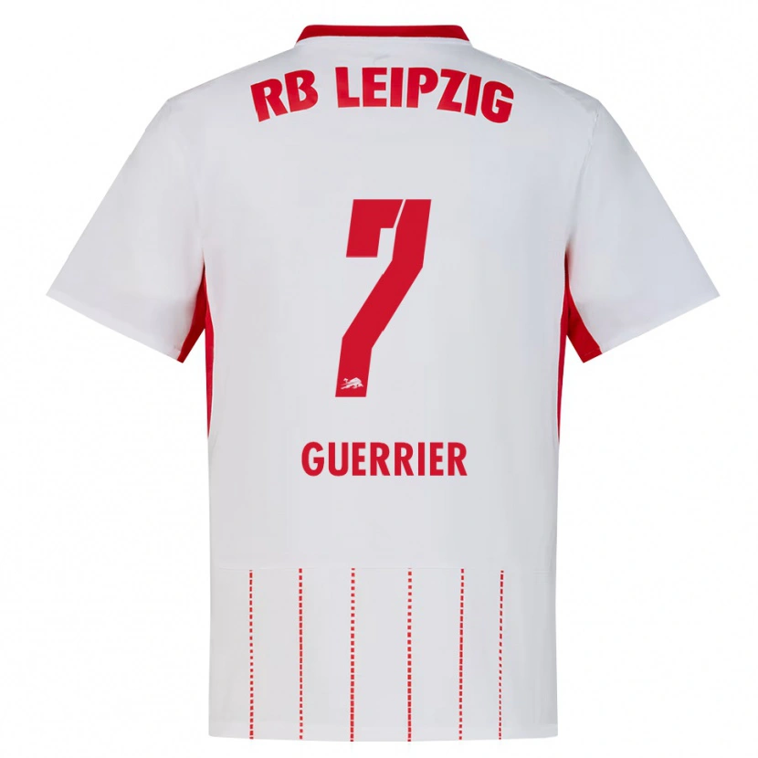 Danxen Hombre Camiseta Oscar Guerrier #7 Rojo Blanco Amarillo 1ª Equipación 2026/27 La Camisa México