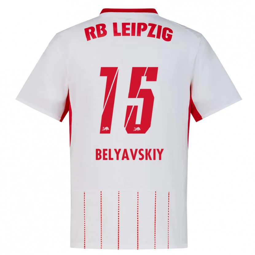 Danxen Hombre Camiseta David Belyavskiy #15 Rojo Blanco Amarillo 1ª Equipación 2026/27 La Camisa México