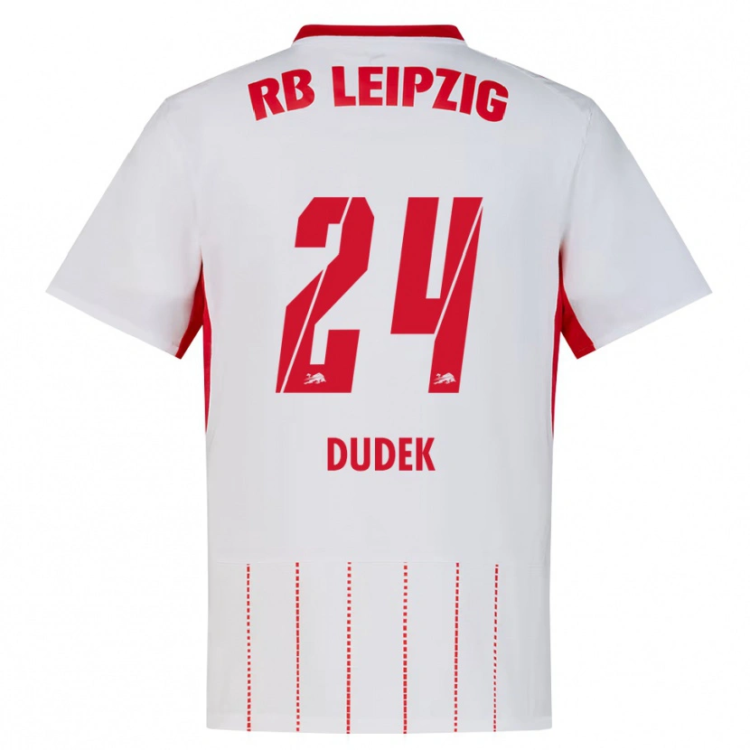 Danxen Hombre Camiseta Nikoline Dudek #24 Rojo Blanco Amarillo 1ª Equipación 2026/27 La Camisa México