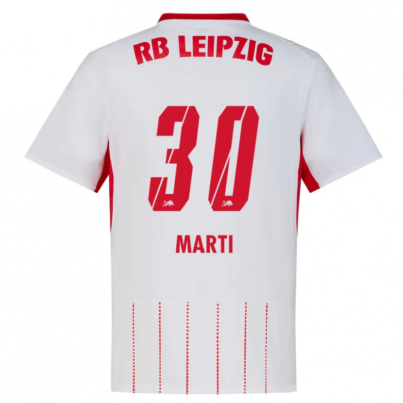Danxen Hombre Camiseta Lara Marti #30 Rojo Blanco Amarillo 1ª Equipación 2026/27 La Camisa México