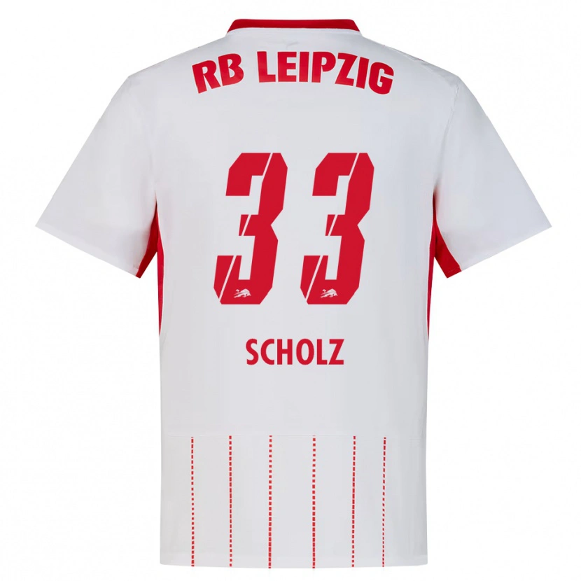 Danxen Hombre Camiseta Emil Scholz #33 Rojo Blanco Amarillo 1ª Equipación 2026/27 La Camisa México