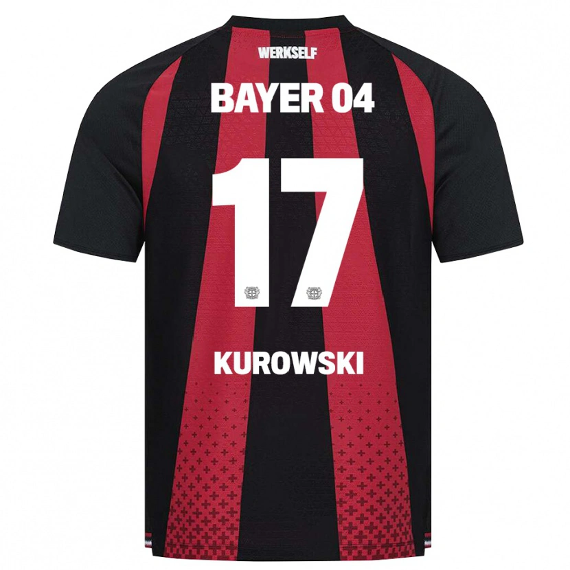 Danxen Hombre Camiseta Julien Kurowski #17 Negro Blanco Rojo 1ª Equipación 2026/27 La Camisa México