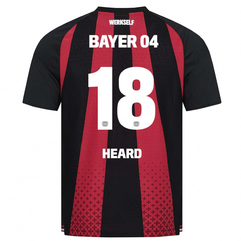 Danxen Hombre Camiseta Aaron Heard #18 Negro Blanco Rojo 1ª Equipación 2026/27 La Camisa México