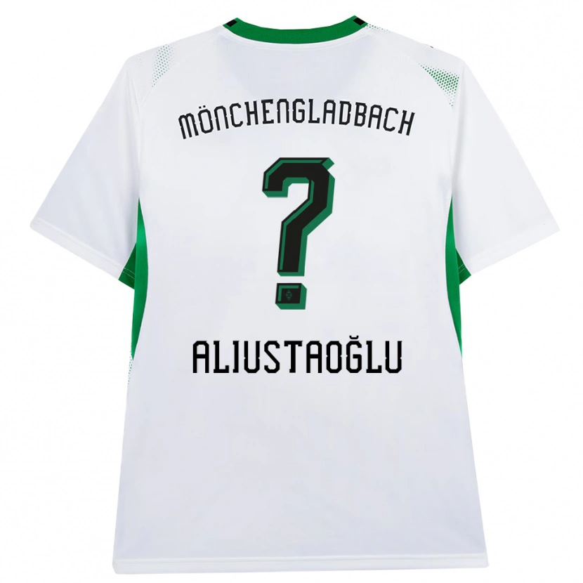 Danxen Hombre Camiseta Mete Aliustaoğlu #0 Blanco Negro Verde 1ª Equipación 2026/27 La Camisa México