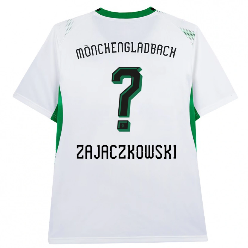 Danxen Hombre Camiseta Vincent Zajaczkowski #0 Blanco Negro Verde 1ª Equipación 2026/27 La Camisa México