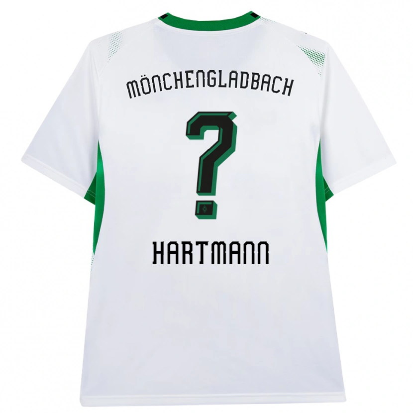 Danxen Hombre Camiseta Miguel Hartmann #0 Blanco Negro Verde 1ª Equipación 2026/27 La Camisa México