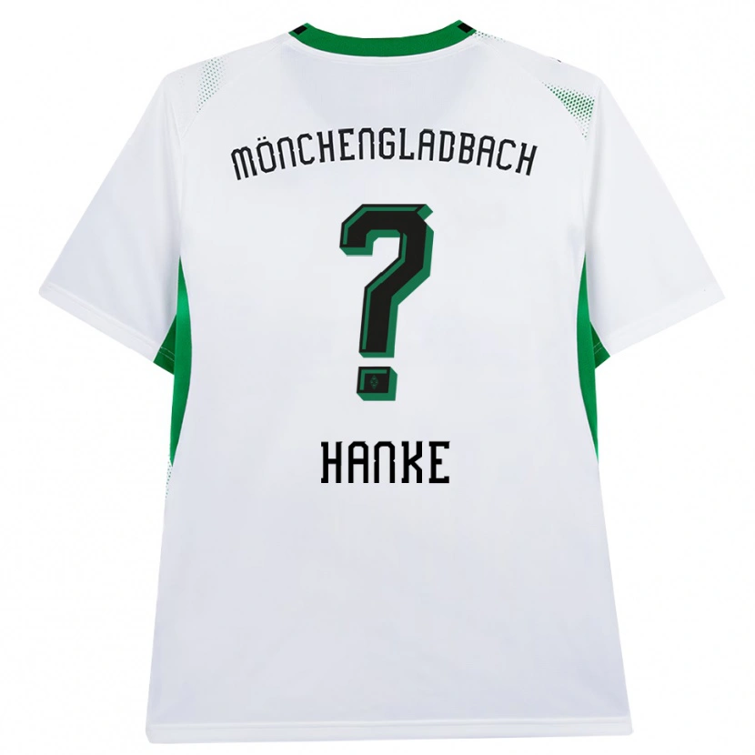 Danxen Hombre Camiseta Jayron-Cain Hanke #0 Blanco Negro Verde 1ª Equipación 2026/27 La Camisa México