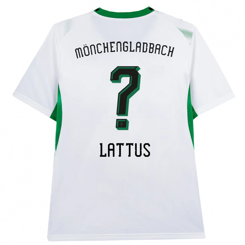 Danxen Hombre Camiseta Emma Lattus #0 Blanco Negro Verde 1ª Equipación 2026/27 La Camisa México