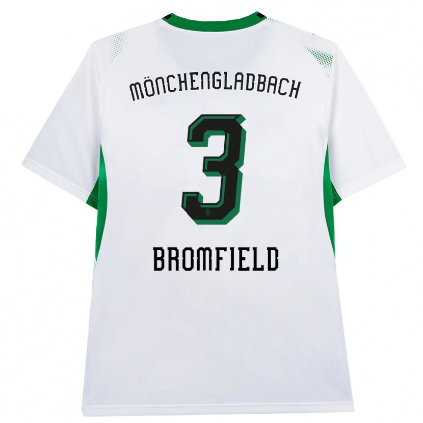 Danxen Hombre Camiseta Rio Bromfield #3 Blanco Negro Verde 1ª Equipación 2026/27 La Camisa México