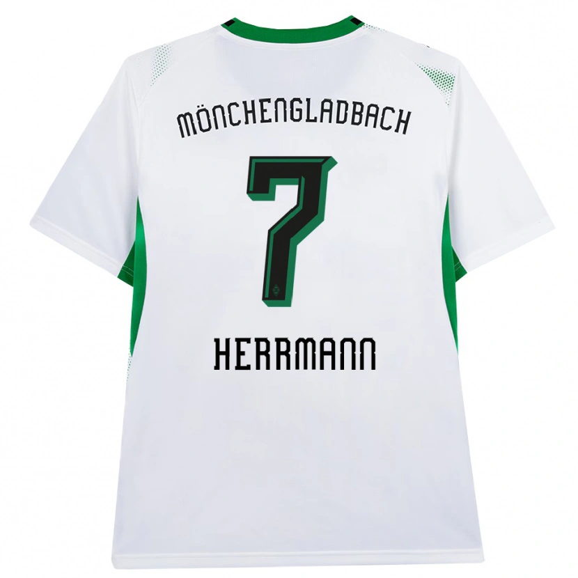 Danxen Hombre Camiseta Patrick Herrmann #7 Blanco Negro Verde 1ª Equipación 2026/27 La Camisa México