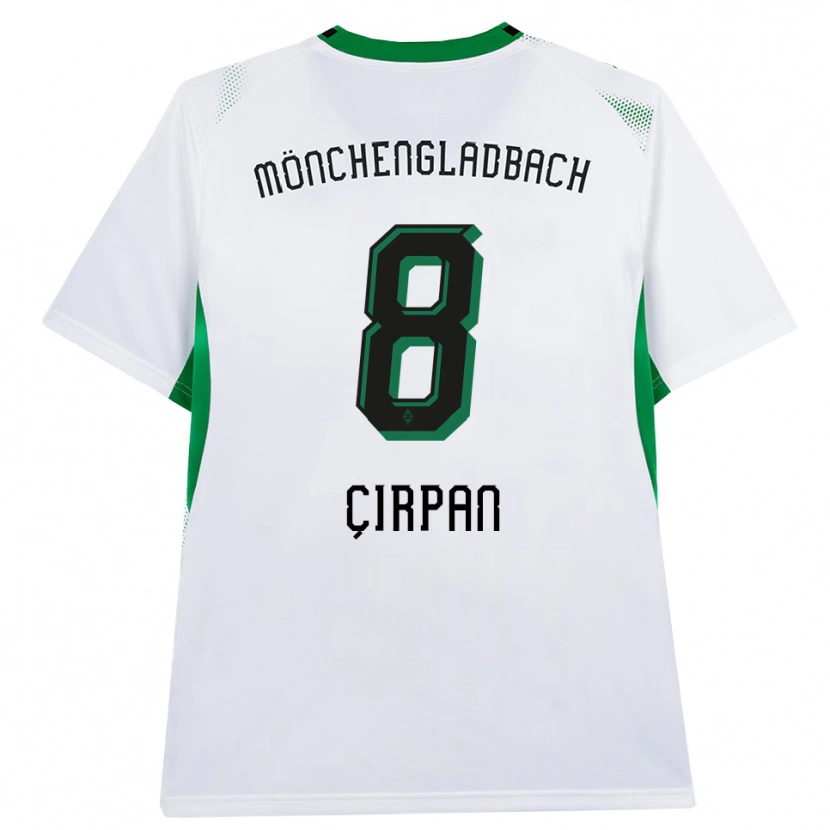 Danxen Hombre Camiseta Kemal Çırpan #8 Blanco Negro Verde 1ª Equipación 2026/27 La Camisa México