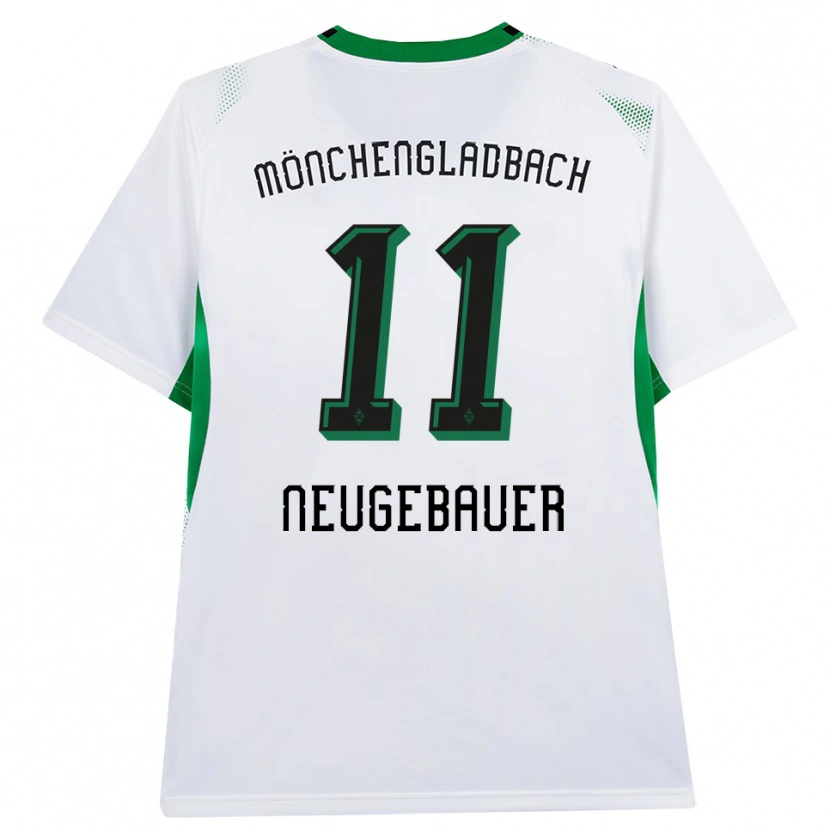 Danxen Hombre Camiseta Simon Neugebauer #11 Blanco Negro Verde 1ª Equipación 2026/27 La Camisa México