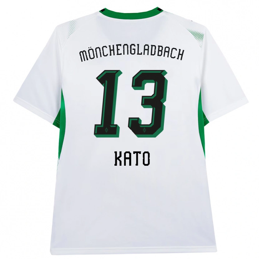 Danxen Hombre Camiseta Mizuho Kato #13 Blanco Negro Verde 1ª Equipación 2026/27 La Camisa México