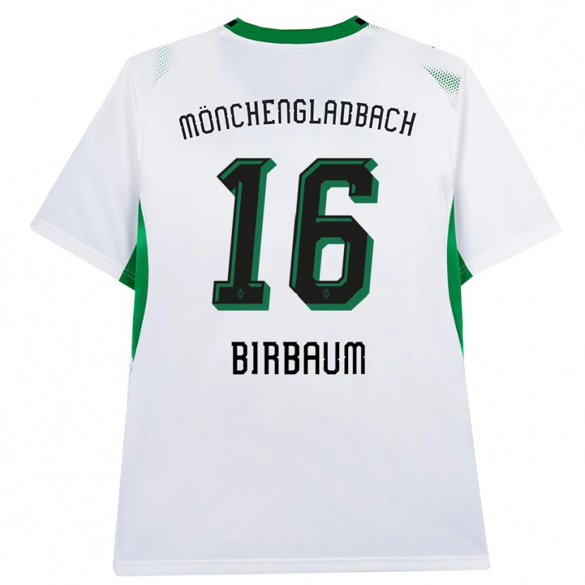 Danxen Hombre Camiseta Anne Birbaum #16 Blanco Negro Verde 1ª Equipación 2026/27 La Camisa México