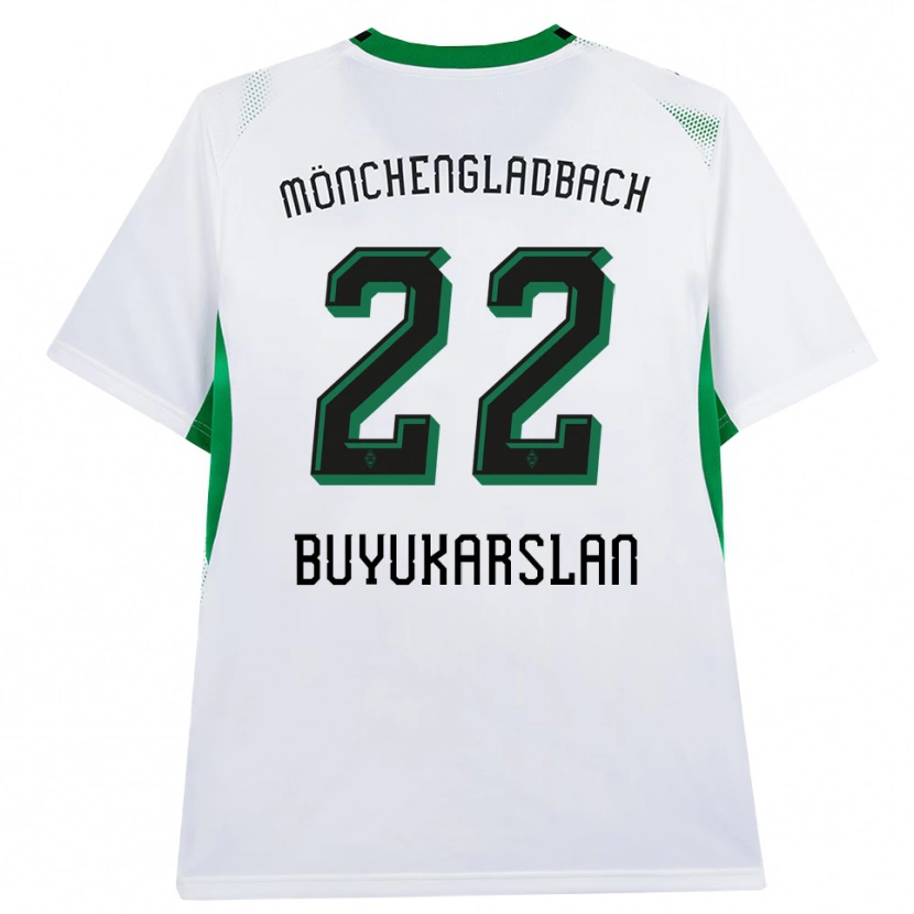 Danxen Hombre Camiseta Oguzcan Büyükarslan #22 Blanco Negro Verde 1ª Equipación 2026/27 La Camisa México