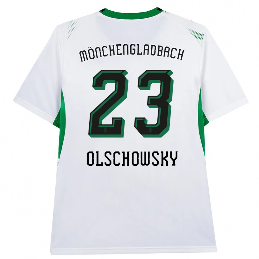 Danxen Hombre Camiseta Jan Olschowsky #23 Blanco Negro Verde 1ª Equipación 2026/27 La Camisa México