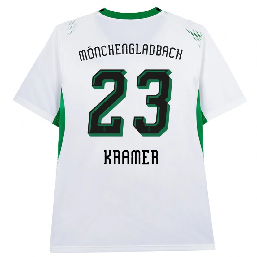 Danxen Hombre Camiseta Christoph Kramer #23 Blanco Negro Verde 1ª Equipación 2026/27 La Camisa México